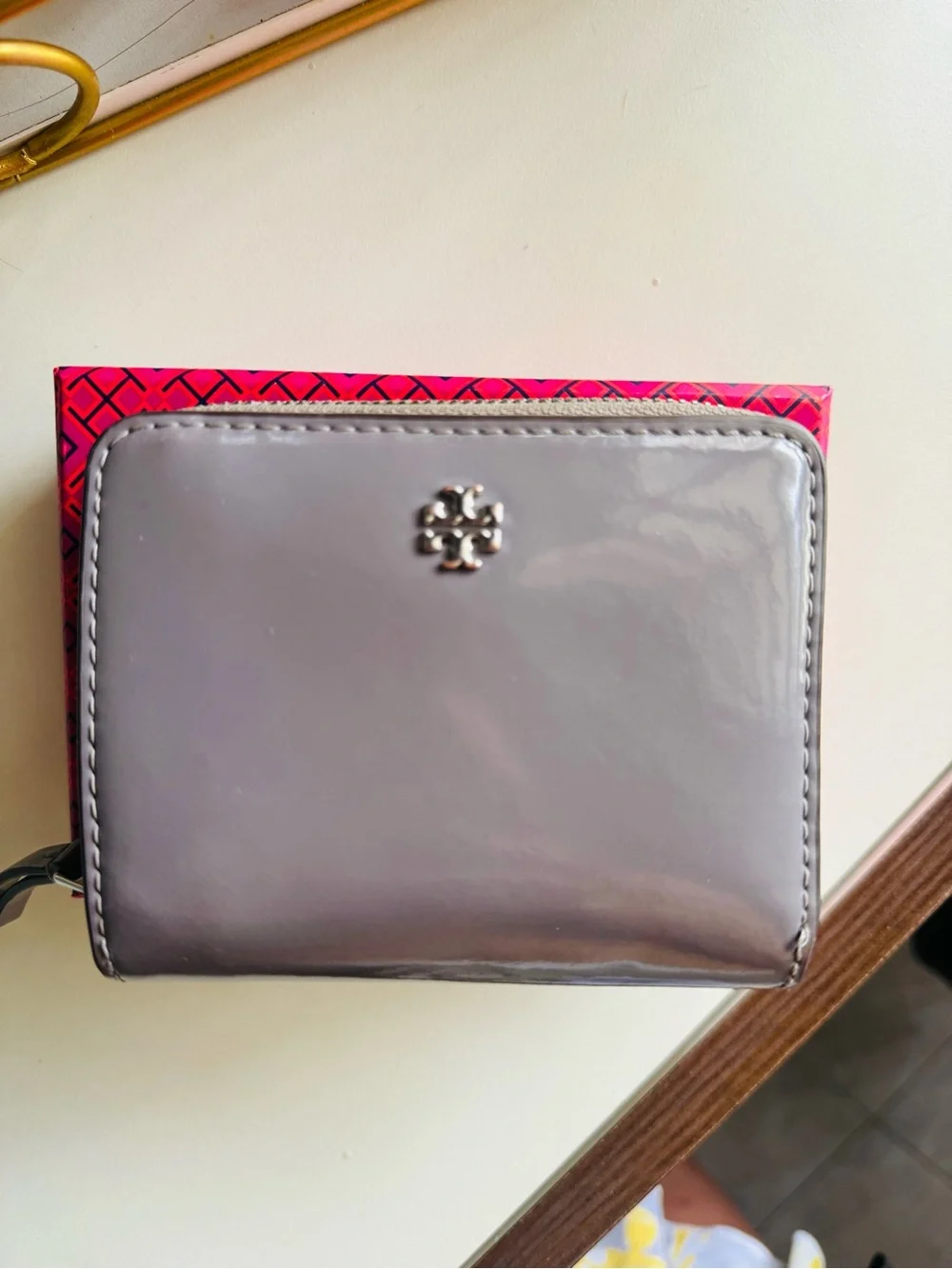Tory Burch Emerson Patent Mini Wallet